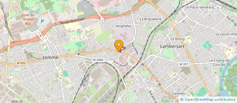 localisation de l'entreprise FBE IMMO à LILLE