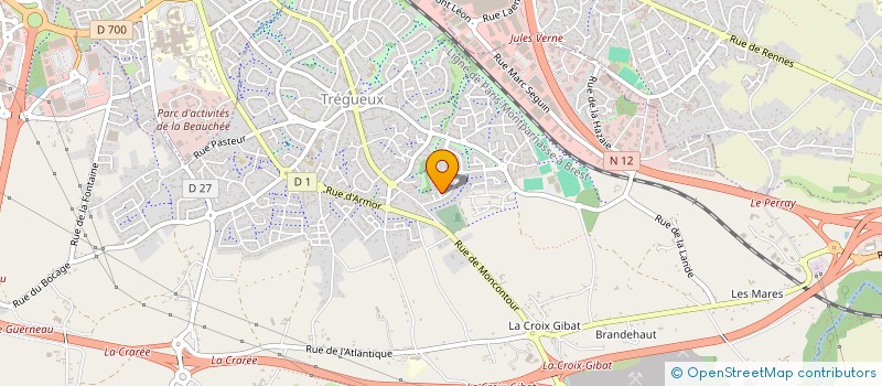 localisation de l'entreprise FBEA  TREGUEUX