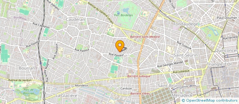 localisation de l'entreprise FBED  BORDEAUX