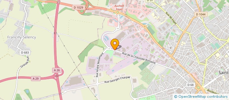 localisation de l'entreprise FBEP à SAINT-QUENTIN