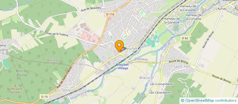 localisation de l'entreprise FBETR  BREUILLET