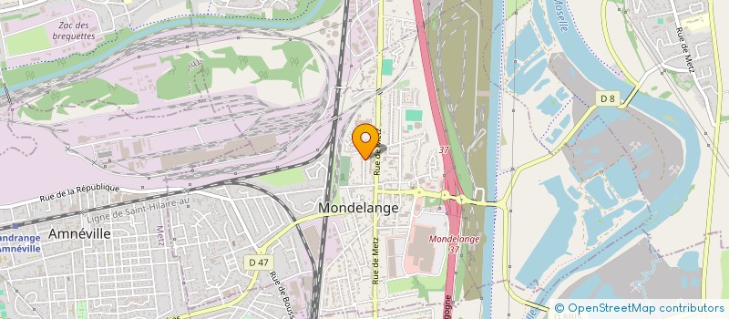 localisation de l'entreprise FBF à MONDELANGE