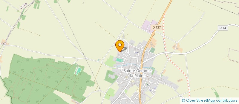 localisation de l'entreprise FBF INVEST  SAINTE-GEMME-LA-PLAINE