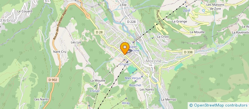 localisation de l'entreprise FBG à MORZINE