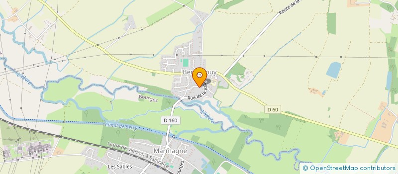 localisation de l'entreprise FBG - CONSEIL TRAITEMENT SERVICE  BERRY-BOUY