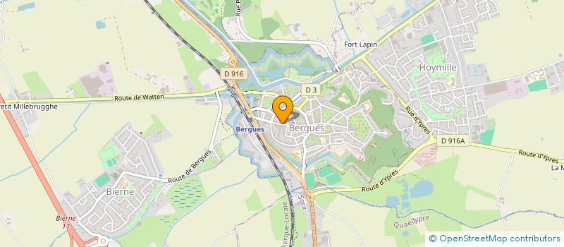 localisation de l'entreprise FBG DESIGN à BERGUES