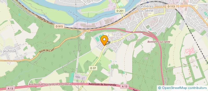 localisation de l'entreprise FBG-INGENIERIE à BONNIERES-SUR-SEINE