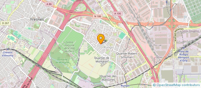 localisation de l'entreprise FBGEST à RUNGIS