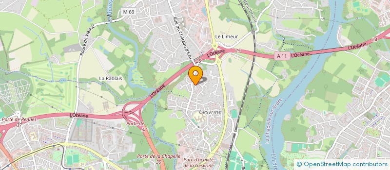 localisation de l'entreprise FBGO à LA CHAPELLE-SUR-ERDRE
