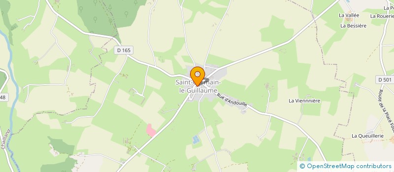 localisation de l'entreprise FBH IMMO  SAINT-GERMAIN-LE-GUILLAUME