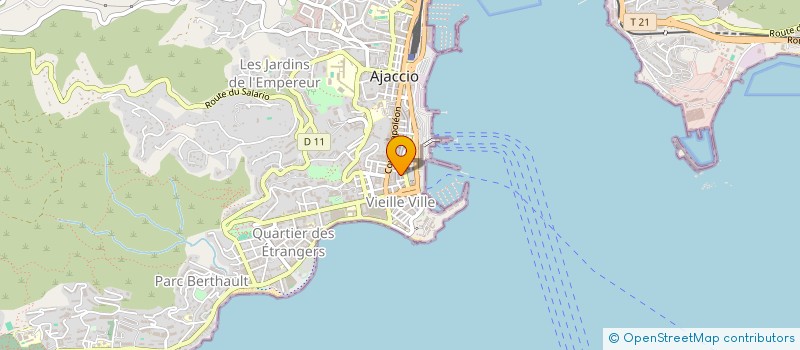 localisation de l'entreprise FBH ISOLATION à AJACCIO