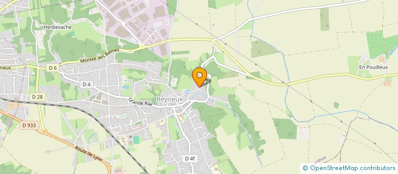 localisation de l'entreprise FBHOLD à REYRIEUX