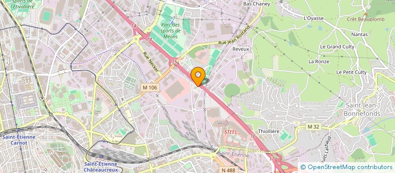 localisation de l'entreprise FBI à SAINT-ETIENNE