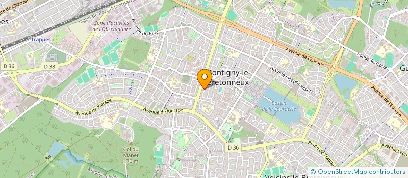 localisation de l'entreprise FBI 78  MONTIGNY-LE-BRETONNEUX