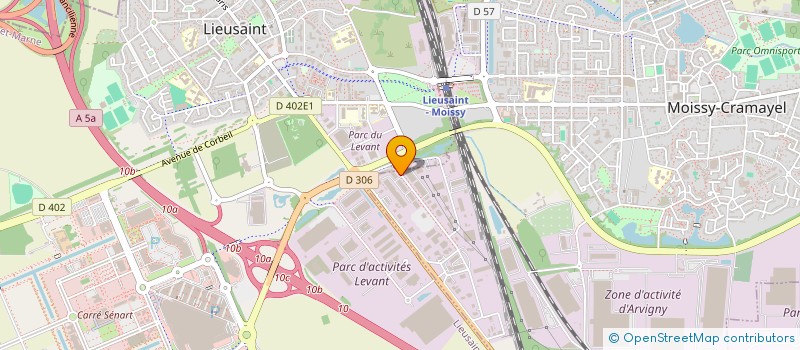 localisation de l'entreprise FBI à MOISSY-CRAMAYEL