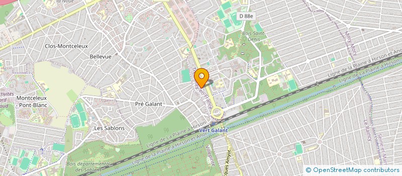localisation de l'entreprise FBI à TREMBLAY-EN-FRANCE