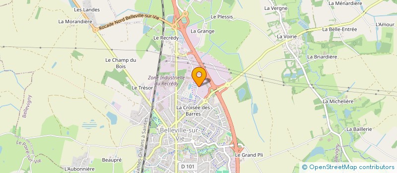 localisation de l'entreprise FBI  BELLEVIGNY