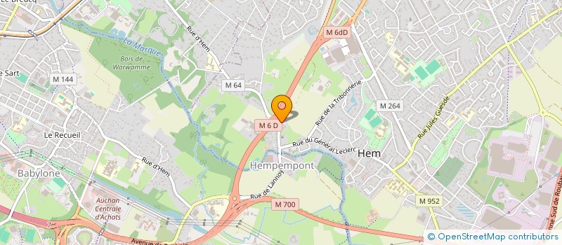 localisation de l'entreprise FBI  HEM