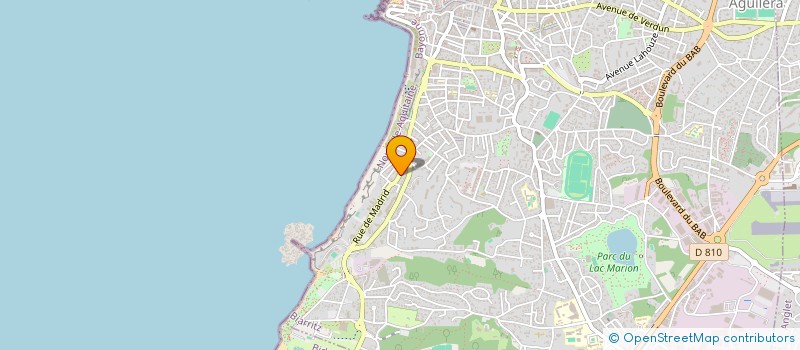 localisation de l'entreprise FBI à BIARRITZ