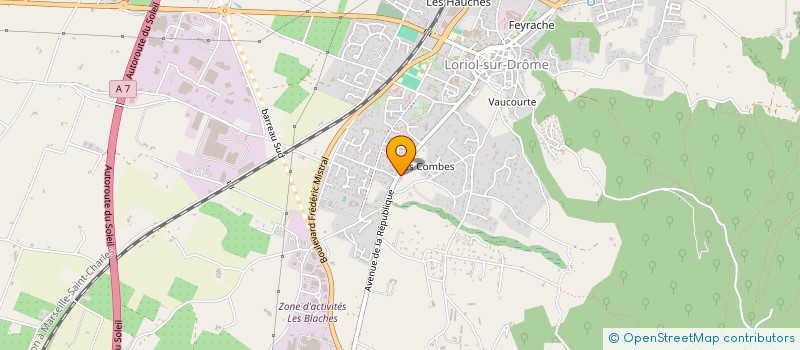 localisation de l'entreprise FBI  LORIOL-SUR-DROME