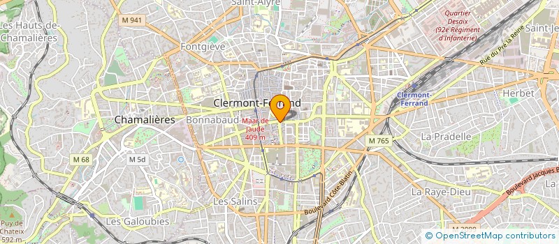 localisation de l'entreprise FBI AUVERGNE  CLERMONT-FERRAND