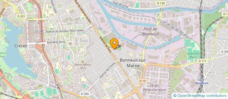 localisation de l'entreprise FBI BAT à BONNEUIL-SUR-MARNE