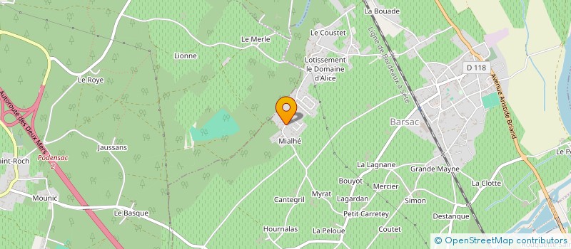 localisation de l'entreprise FBI CLIMATISATION  BARSAC