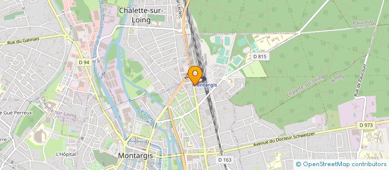 localisation de l'entreprise FBI ETOILE STORE à MONTARGIS
