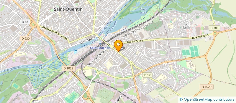localisation de l'entreprise FBI IMMOBILIER à SAINT-QUENTIN