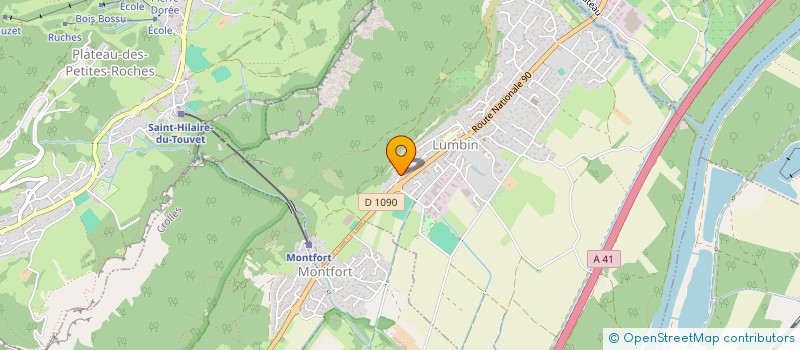 localisation de l'entreprise FBI INVEST  LUMBIN