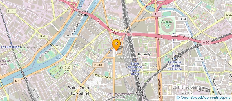 localisation de l'entreprise FBIM à SAINT-DENIS