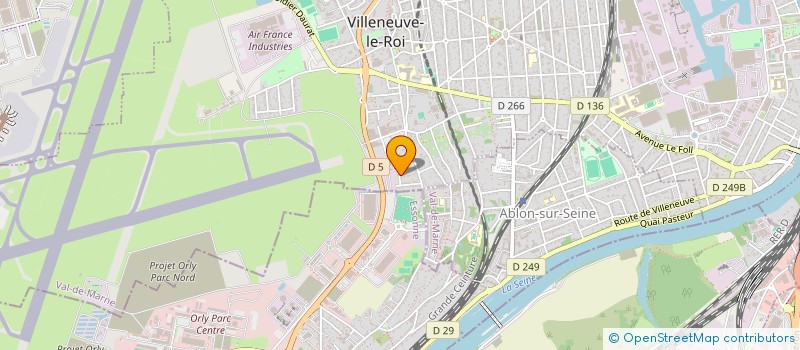 localisation de l'entreprise FBINSTALLATION à VILLENEUVE-LE-ROI