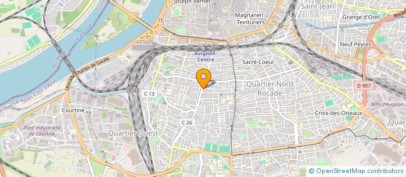 localisation de l'entreprise FBJ  AVIGNON