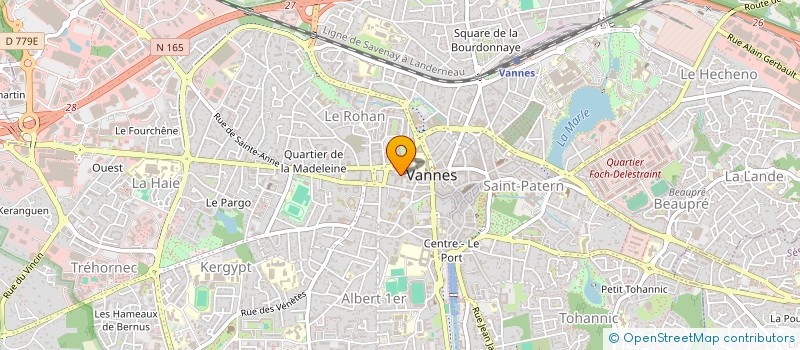 localisation de l'entreprise FBJJ GESTION à VANNES