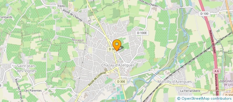 localisation de l'entreprise FBK  CHAZAY-D'AZERGUES