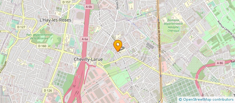 localisation de l'entreprise FBK BATIMENT à CHEVILLY-LARUE