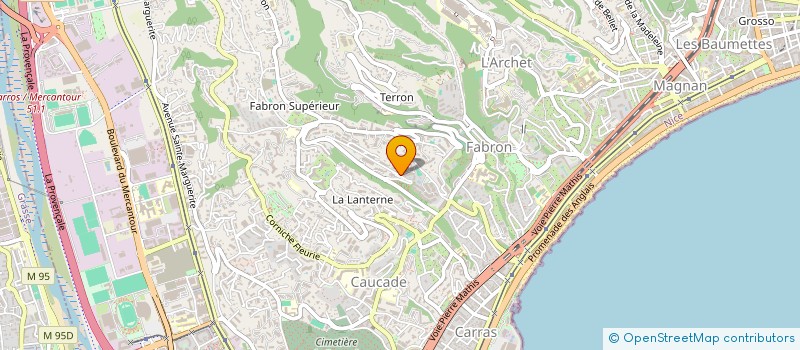 localisation de l'entreprise FBK ENERGY à NICE