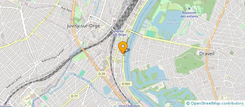 localisation de l'entreprise FBK301  JUVISY-SUR-ORGE