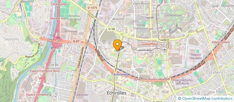 localisation de l'entreprise FBKEL  ECHIROLLES