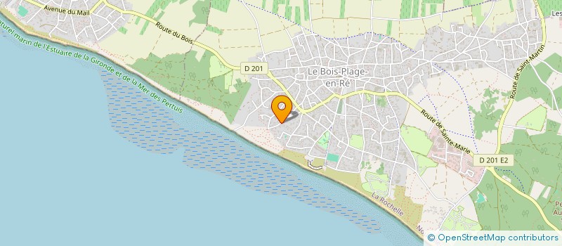 localisation de l'entreprise FBL  LE BOIS-PLAGE-EN-RE
