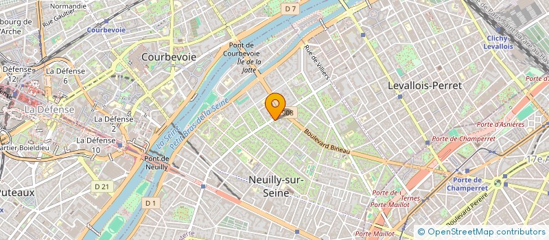 localisation de l'entreprise FBL DIFFUSION à NEUILLY-SUR-SEINE