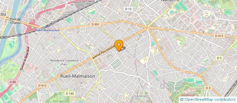 localisation de l'entreprise FBL IMMO à RUEIL-MALMAISON