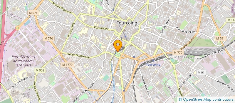 localisation de l'entreprise FBL INVESTISSEMENTS à TOURCOING