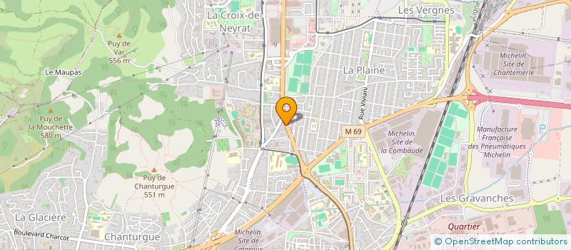 localisation de l'entreprise FBL SERVICES AGENCE PRIVEE à CLERMONT-FERRAND