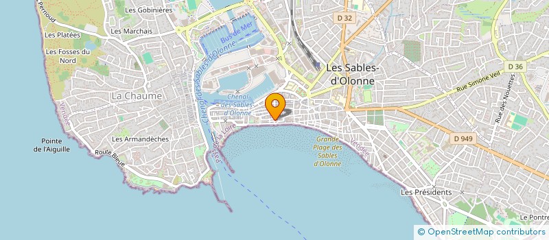 localisation de l'entreprise FBLS à LES SABLES D'OLONNE