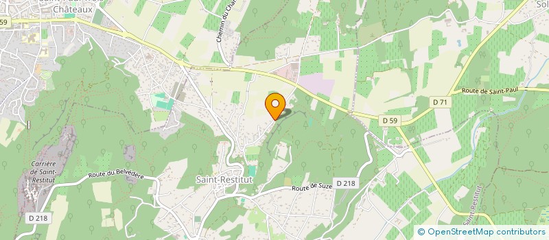 localisation de l'entreprise FBLV26  SAINT-RESTITUT