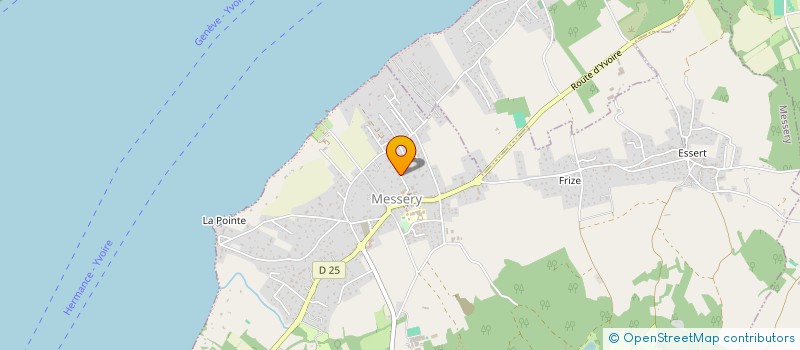 localisation de l'entreprise FBM  MESSERY