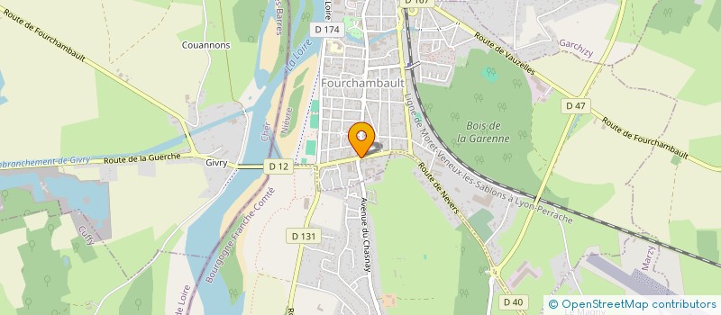 localisation de l'entreprise FBM  FOURCHAMBAULT