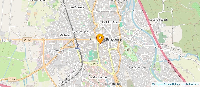 localisation de l'entreprise FBM à MALLEMORT
