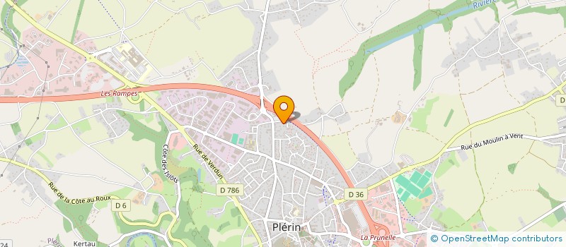 localisation de l'entreprise FBM BREZILLET  PLERIN